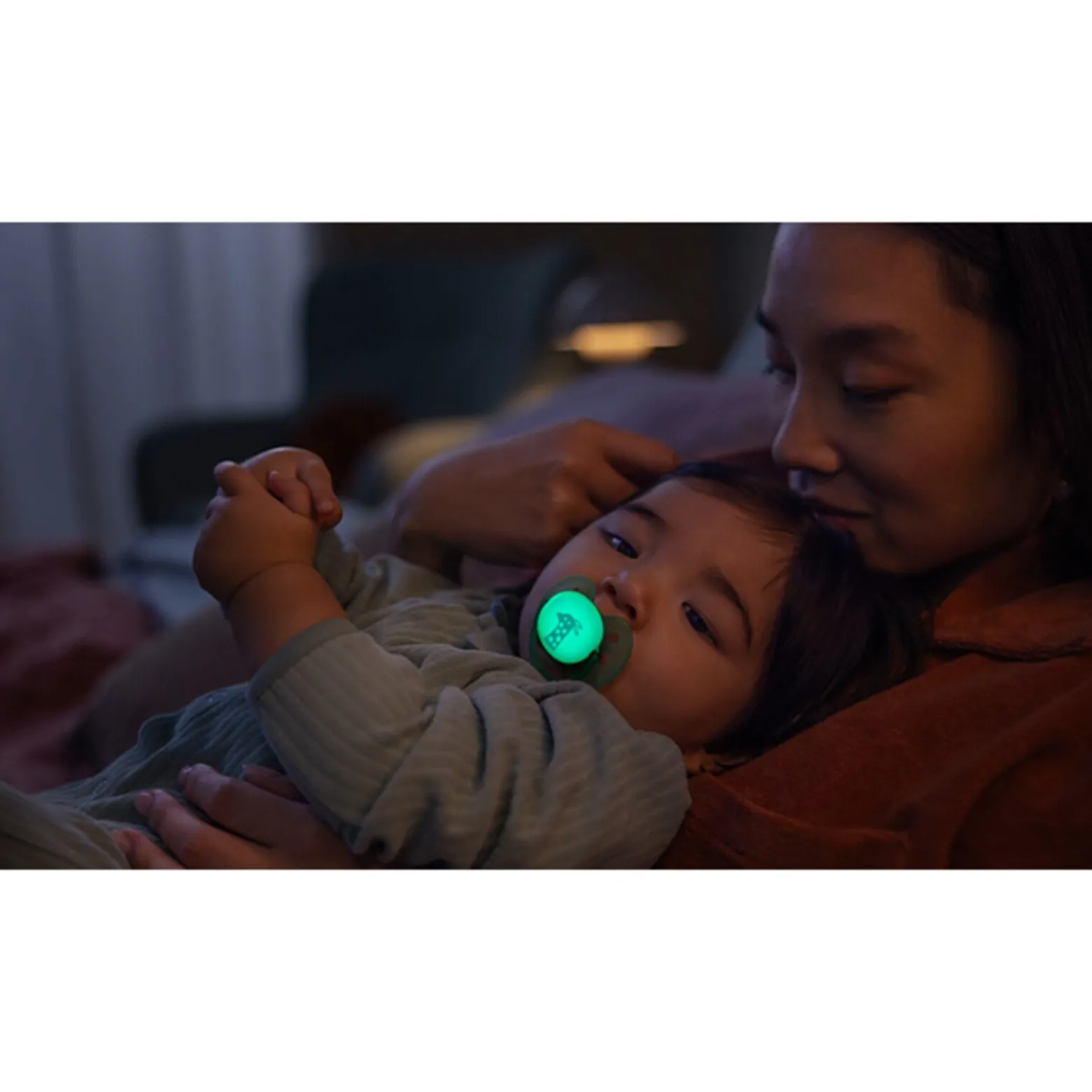 Philips Avent Ultra Soft Nighttime Pacifier 6-18m Boy x2
