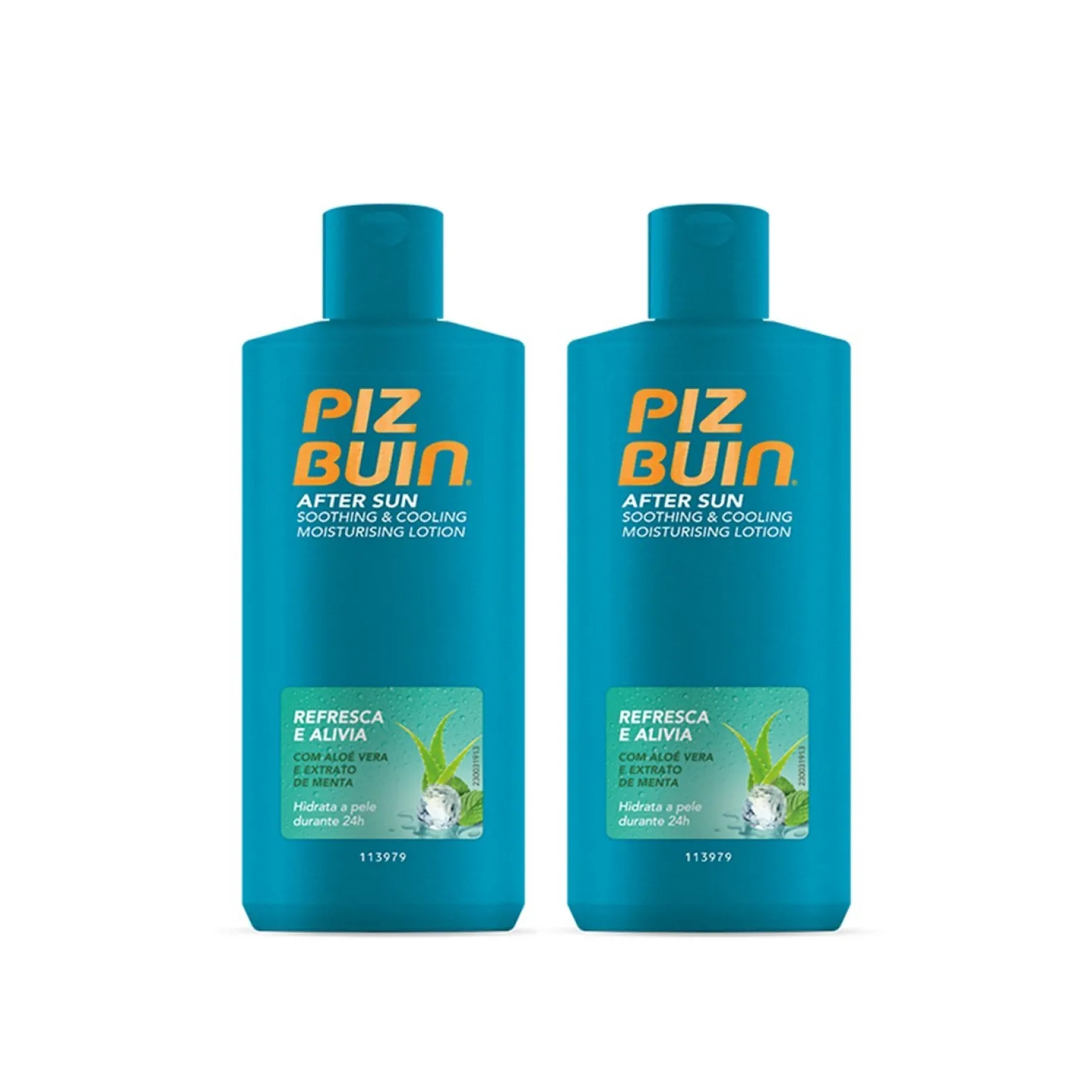 Piz Buin After-Sun Soothing & Cooling Moisturizing Lotion 200ml x2 (2x6.76fl oz)