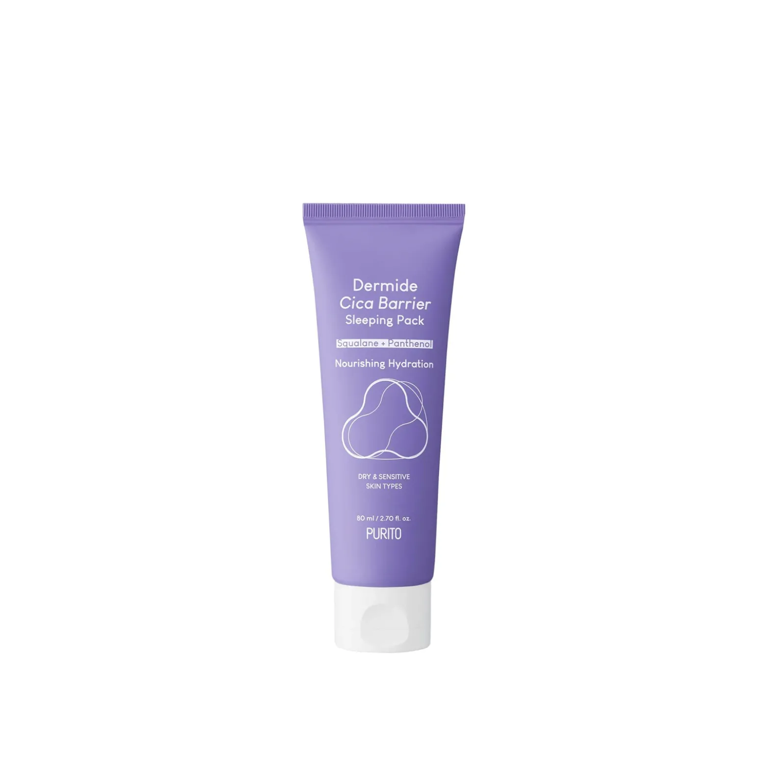 PURITO Dermide Cica Barrier Sleeping Pack 80ml (2.70 fl oz)