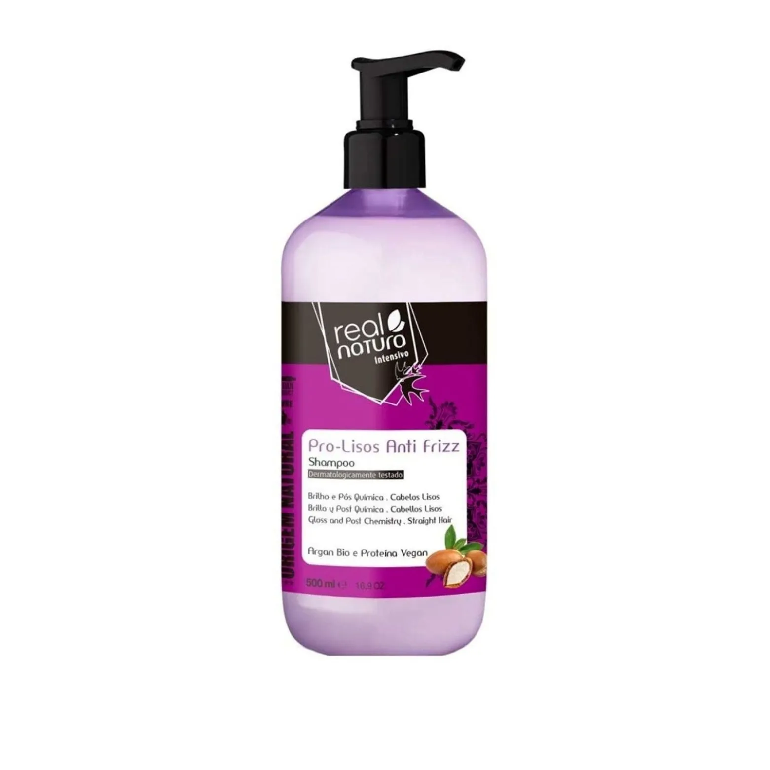 Real Natura Pro-Smooth Anti-Frizz Shampoo 500ml (16.9floz)