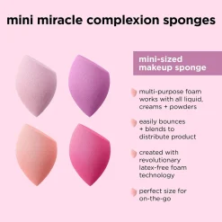 Real Techniques Mini Miracle Complexion Sponge x4