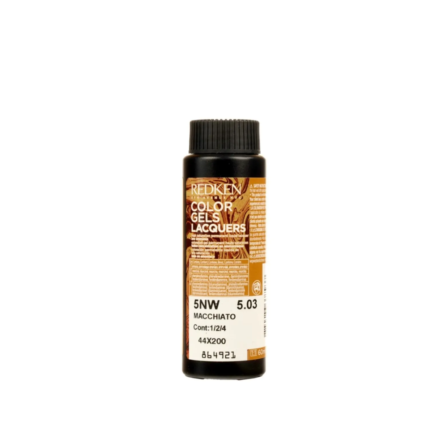 Redken Color Gels Lacquers Permanent Hair Dye 5NW Macchiato 60ml (2.03 fl oz)