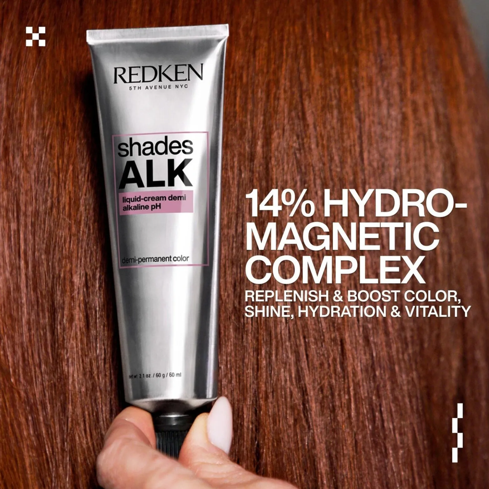 Redken Shades ALK Liquid-Cream Alkaline pH Demi-Permanent Hair Dye 5N Walnut 60ml (2.02floz)