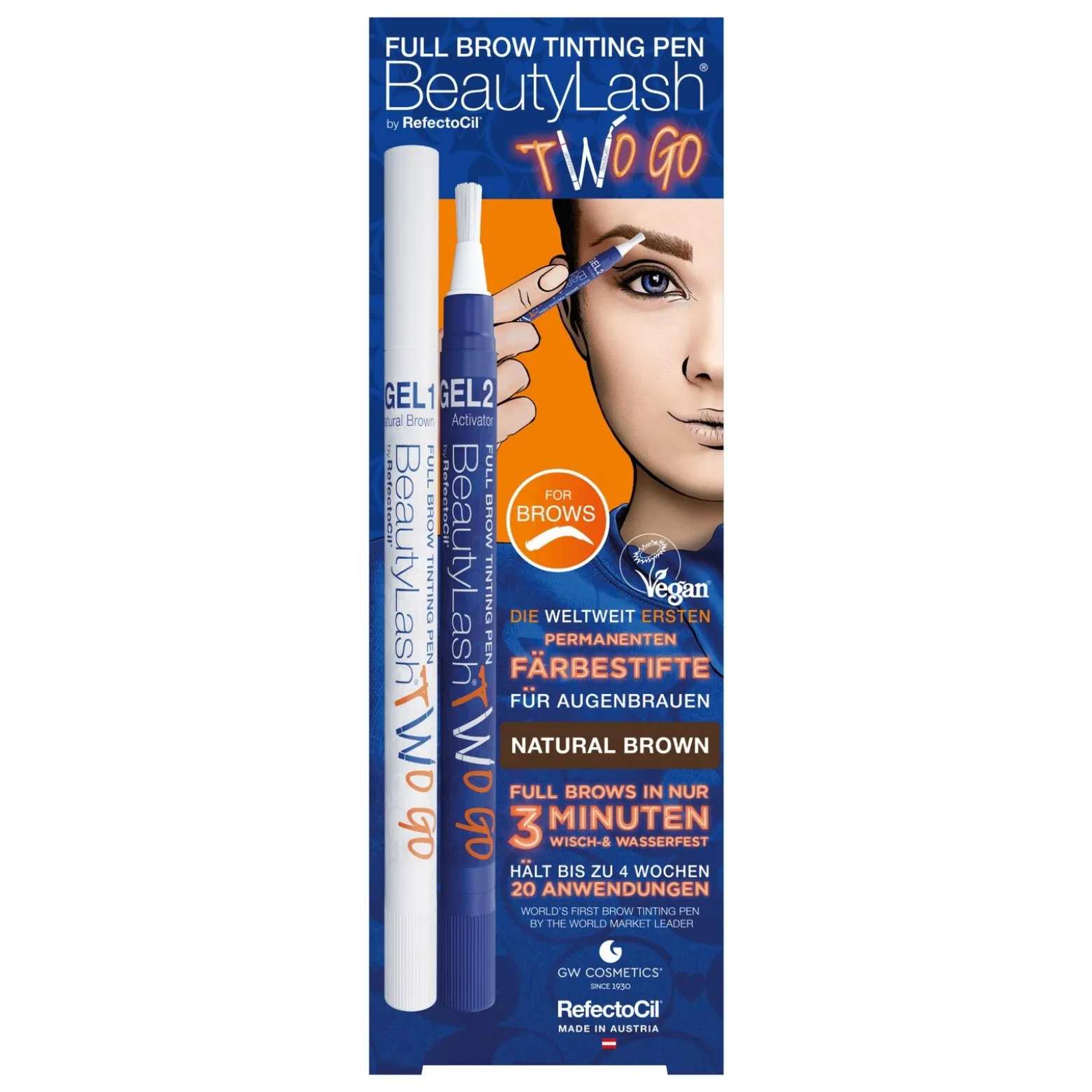 RefectoCil BeautyLash Full Brow Tinting Pen Natural Brown