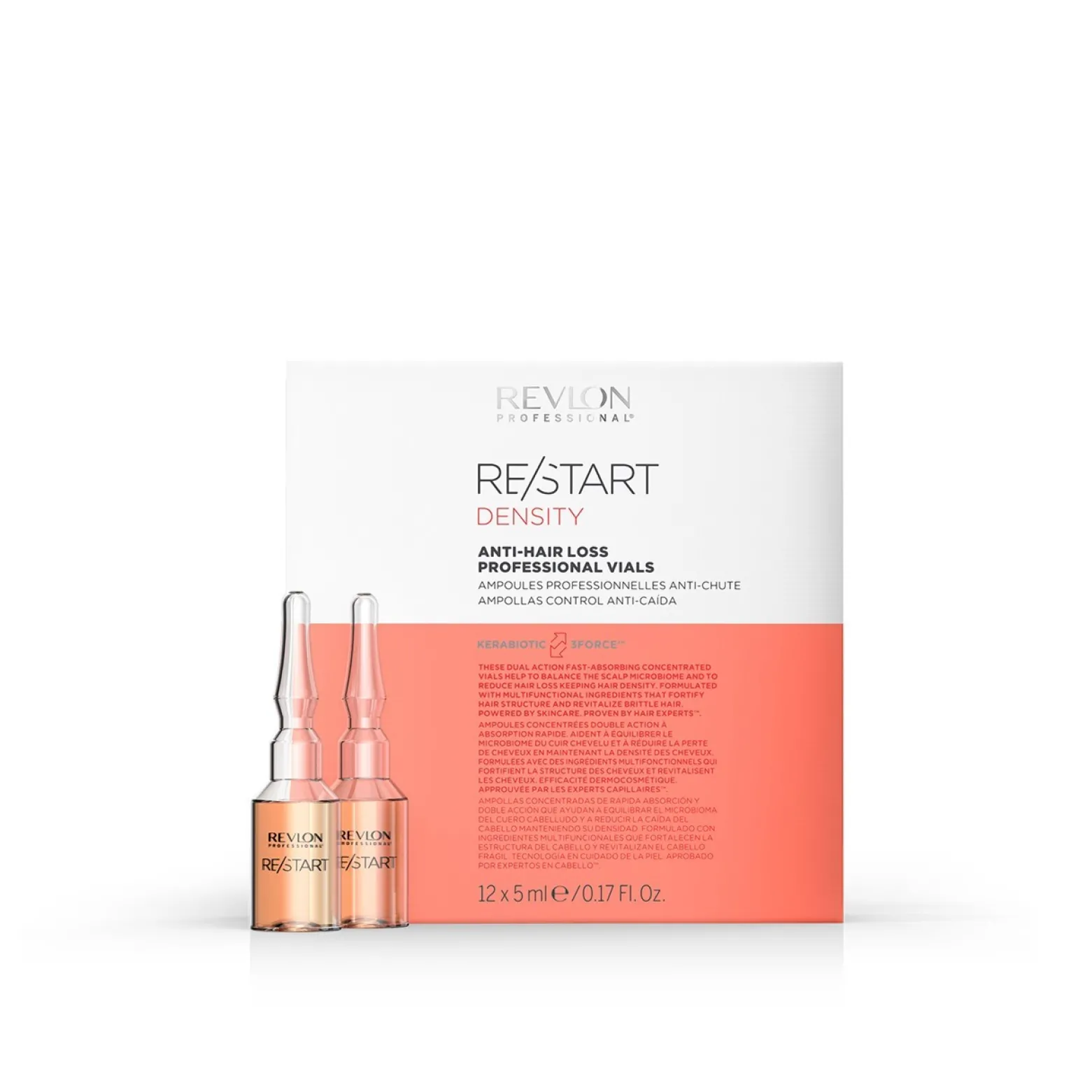 Revlon Professional Re/Start Density Anti-Hair Loss Ampoules 12x5ml (12x0.17fl oz)