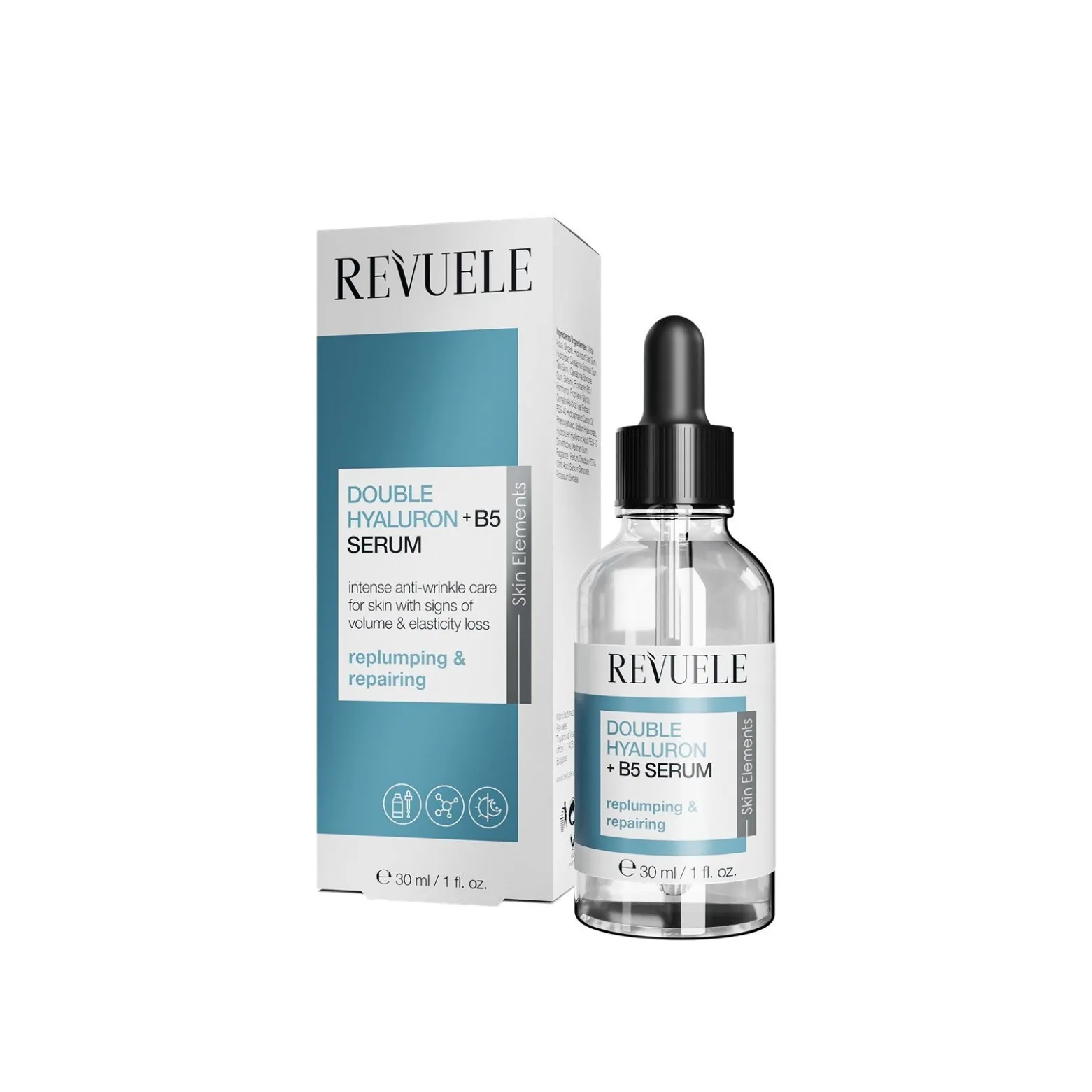 Revuele Skin Elements Double Hyaluron + B5 Serum 30ml (1floz)