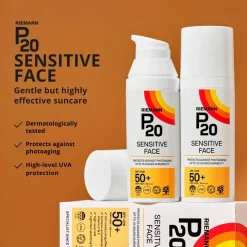 Riemann P20 Sensitive Face Sunscreen SPF50+ 50g (1.76oz)