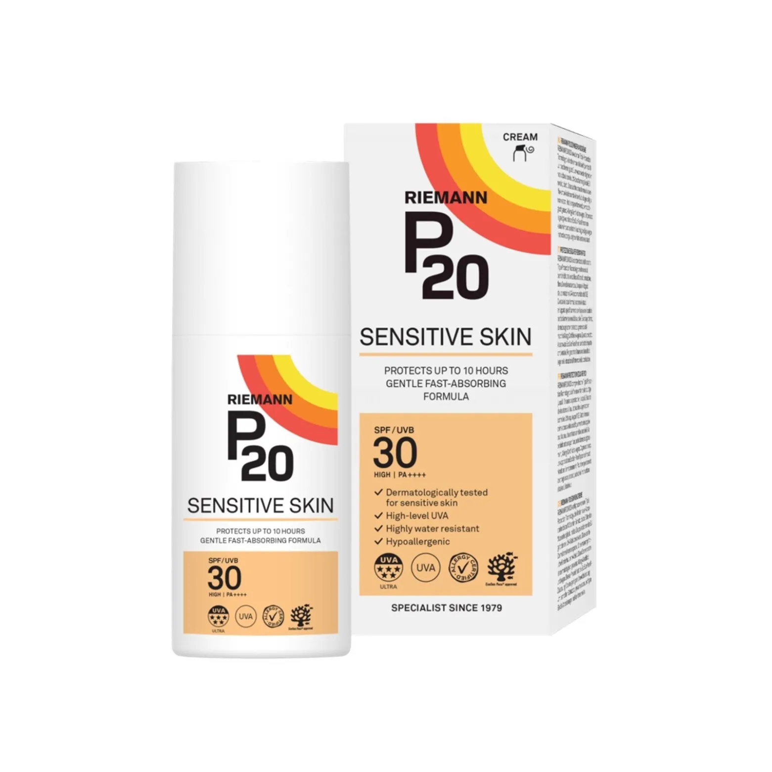 Riemann P20 Sensitive Skin Sunscreen SPF30 200ml (6.76floz)