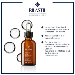 Rilastil D-Clar Depigmenting Concentrate Drops 30ml (1.01fl oz)