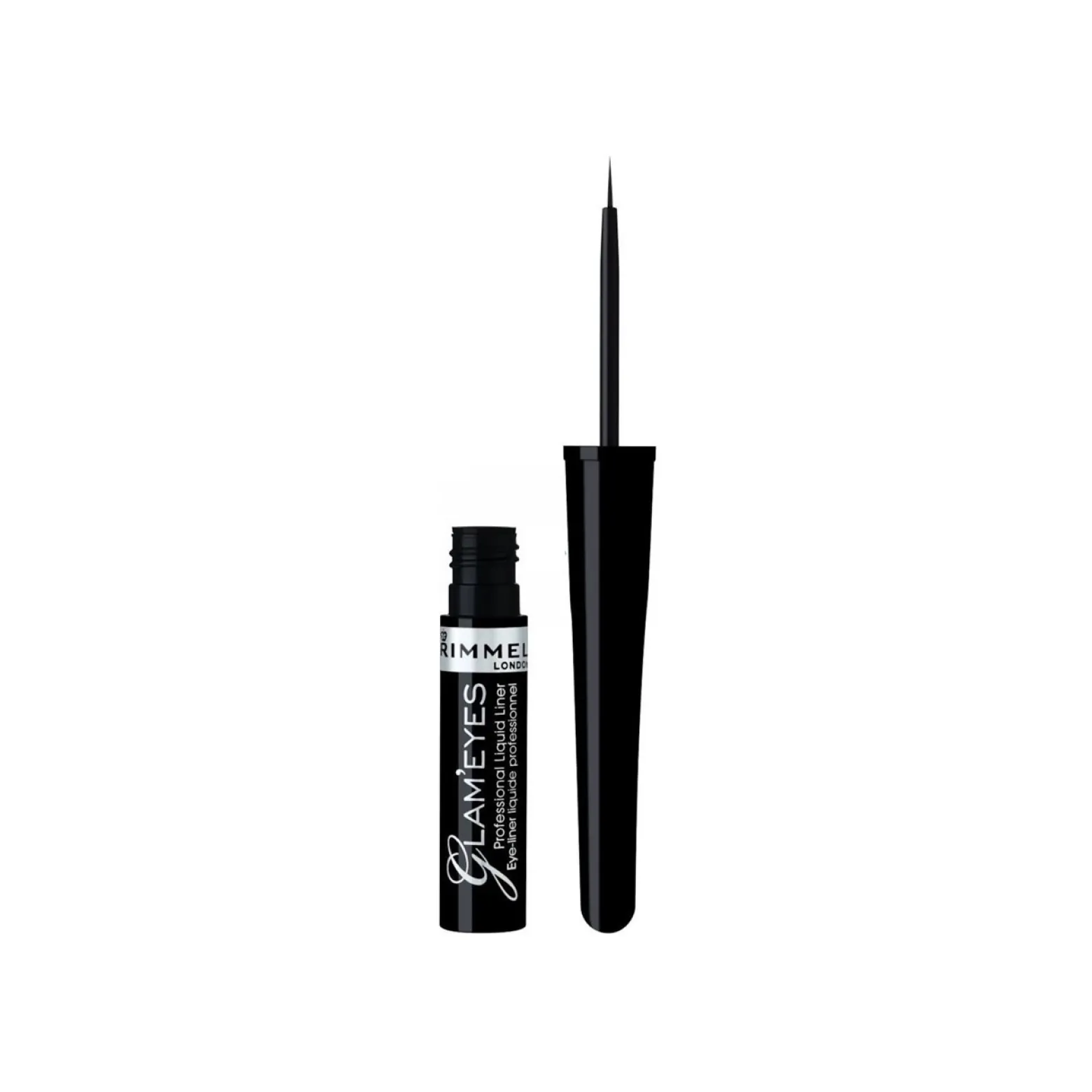Rimmel London Glam'Eyes Liquid Eyeliner Pitch Black 3.5ml (0.22fl oz)