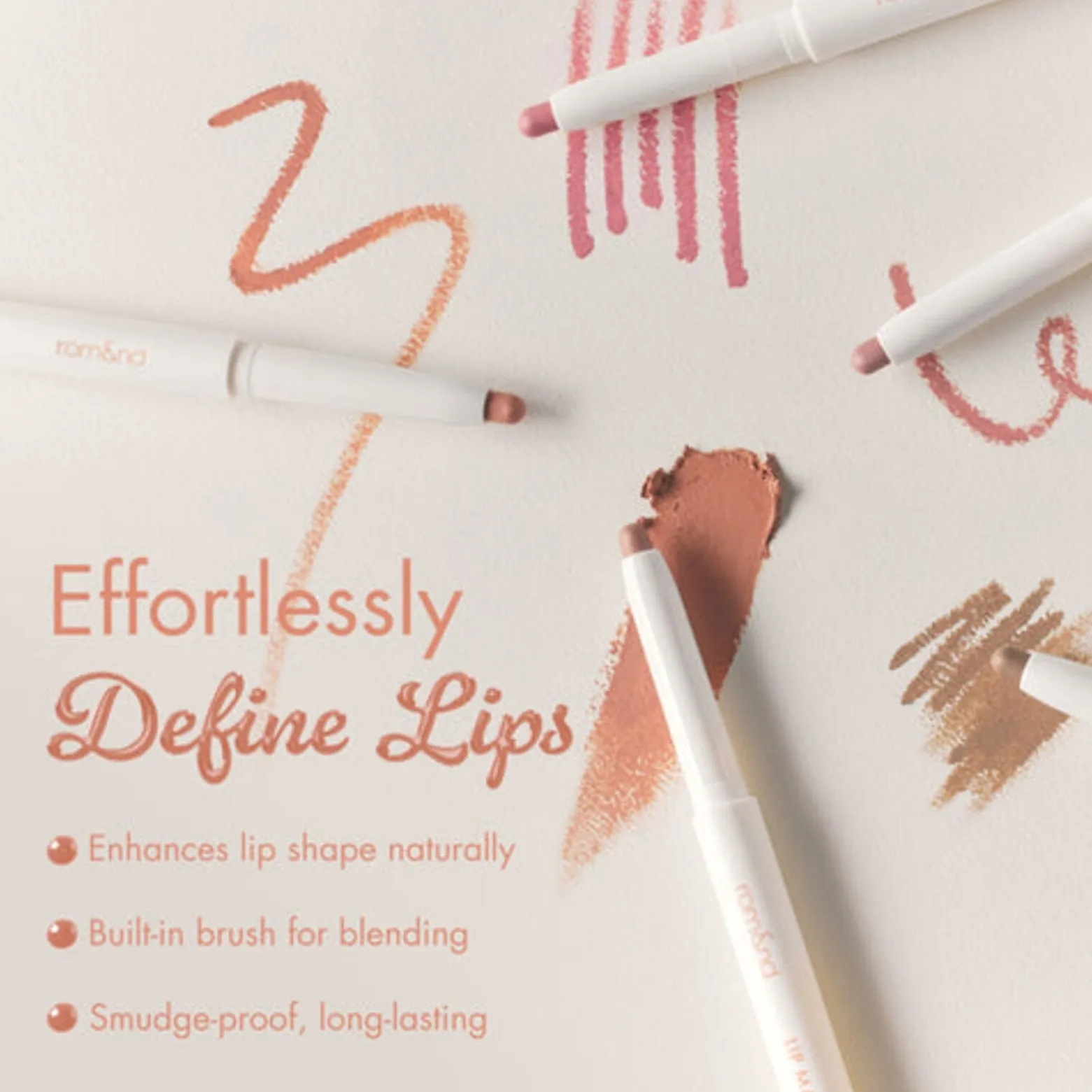 Romand Lip Mate Pencil 03 Kaya Beige 0.5g (0.17oz)