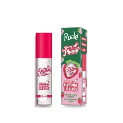 Rude Cosmetics Berry Plump Plumping Lip Gloss Crystal Clear 4ml (0.135floz)