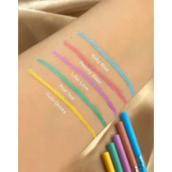 Rude Cosmetics City of Flashing Lights Highly Pigmented Micro Retractable Liner Baby Blue 0.1g (0.0035oz)