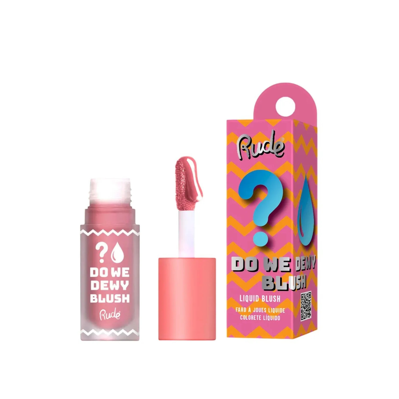 Rude Cosmetics Do We Dewy Liquid Blush Dusty Rose 4.5ml (0.15floz)