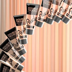 Rude Cosmetics Double Trouble Foundation + Concealer Nude 10 30ml (1.01floz)