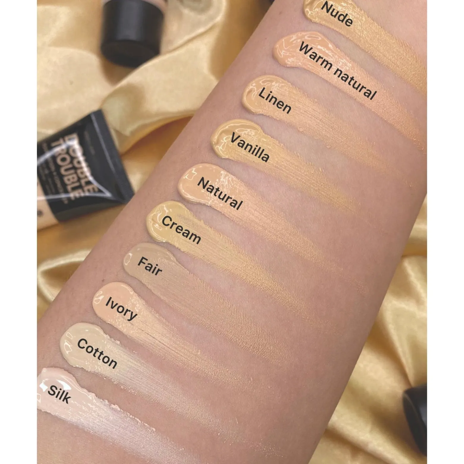 Rude Cosmetics Double Trouble Foundation + Concealer Fair 04 30ml (1.01floz)