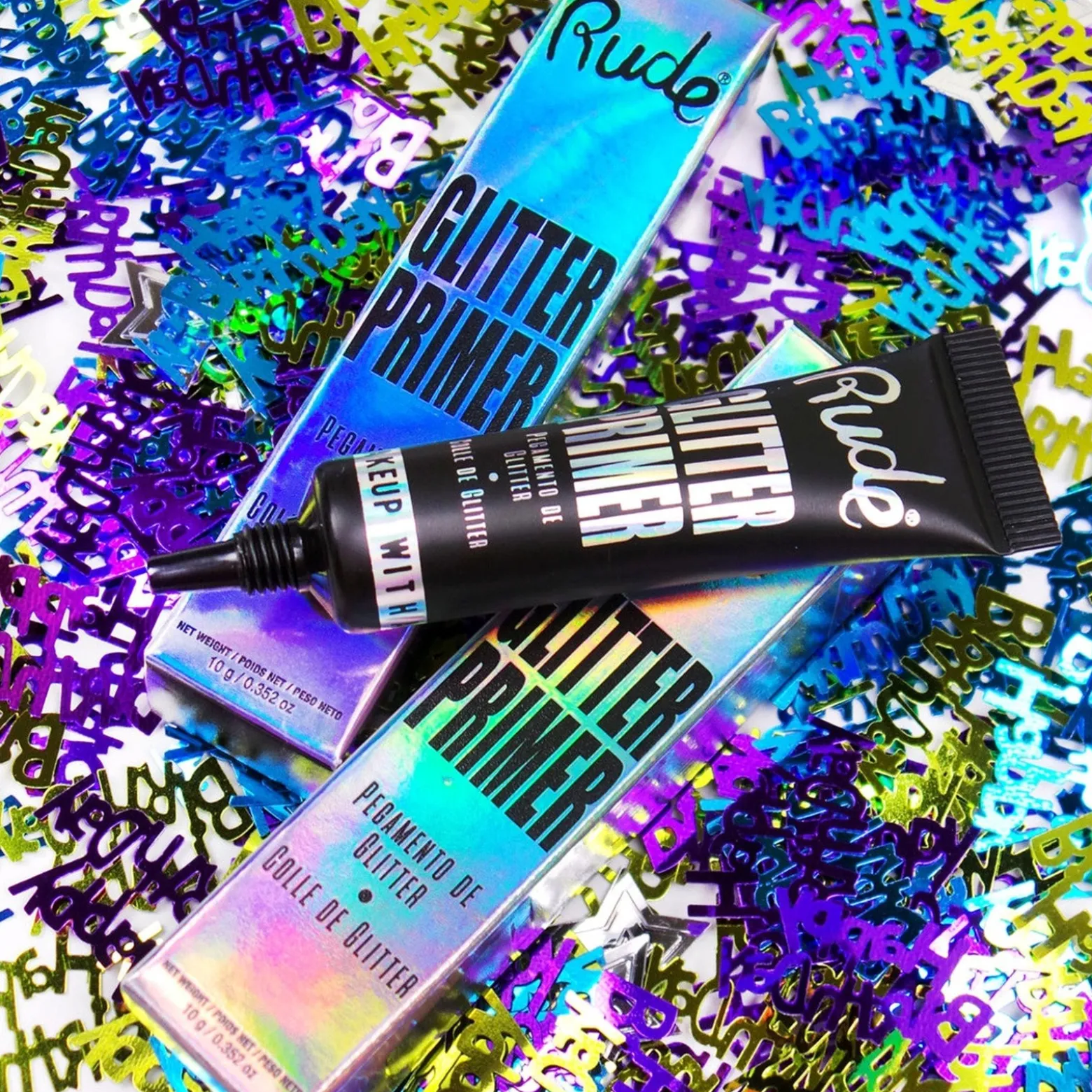 Rude Cosmetics Glitter Primer 10ml (0.34floz)