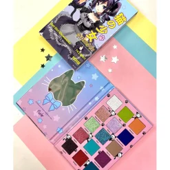 Rude Cosmetics Manga Collection Pressed Pigments & Shadows Palette Cat Girl Chronicles