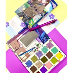 Rude Cosmetics Manga Collection Pressed Pigments & Shadows Palette Attitude Academia