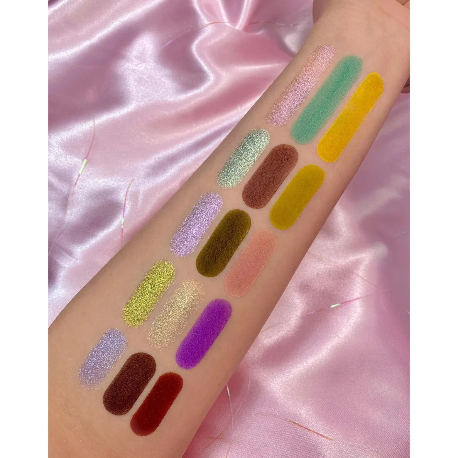 Rude Cosmetics Manga Collection Pressed Pigments & Shadows Palette Attitude Academia