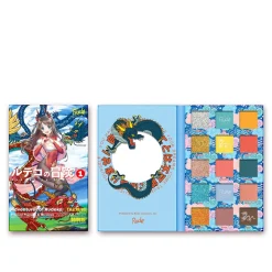 Rude Cosmetics Manga Collection Pressed Pigments & Shadows Palette Adventures of Rudeko