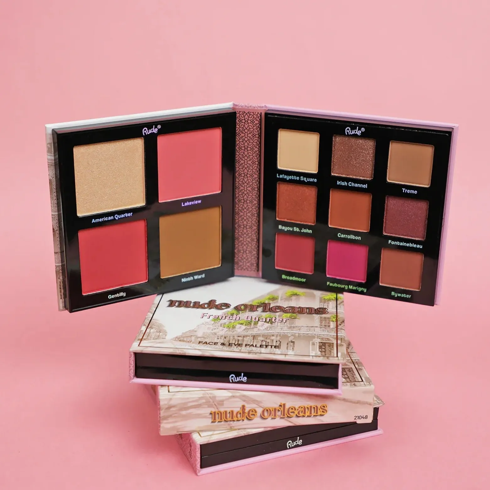 Rude Cosmetics Nude Orleans Face & Eye Palette