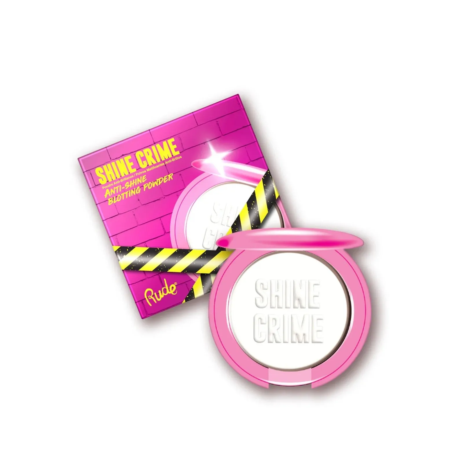 Rude Cosmetics Shine Crime Anti-Shine Blotting Powder Translucent 8.5g (0.3oz)
