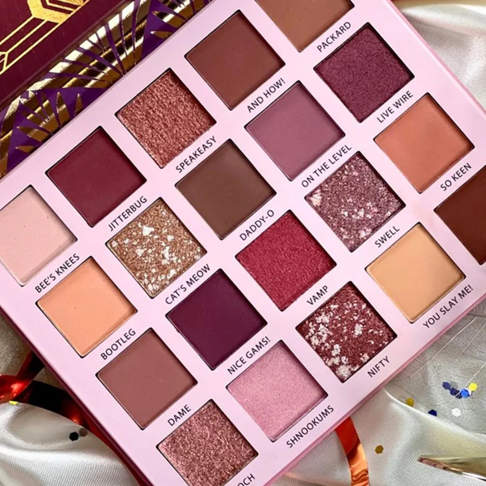 Rude Cosmetics The Roaring 20's Eyeshadow Palette Carefree