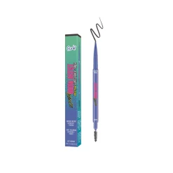 Rude Cosmetics Ultimate Brow Artist Ultra Fine Slanted Pencil + Brush Neutral Brown 0.04g (0.0014oz)