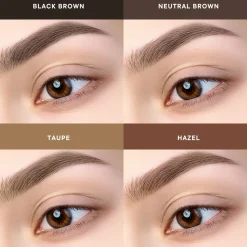 Rude Cosmetics Ultimate Brow Artist Ultra Fine Slanted Pencil + Brush Neutral Brown 0.04g (0.0014oz)