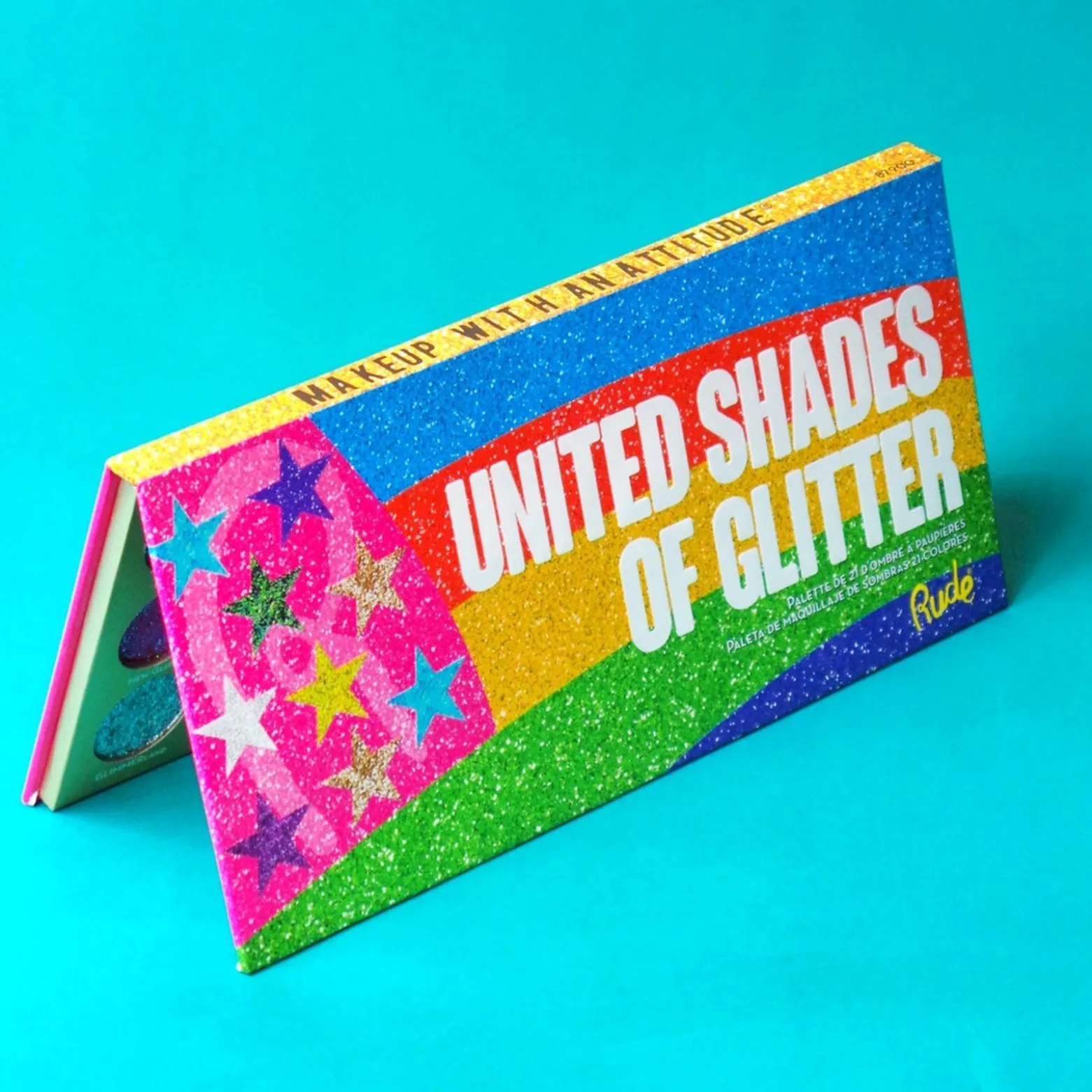 Rude Cosmetics United Shades of Glitter Eyeshadow Palette