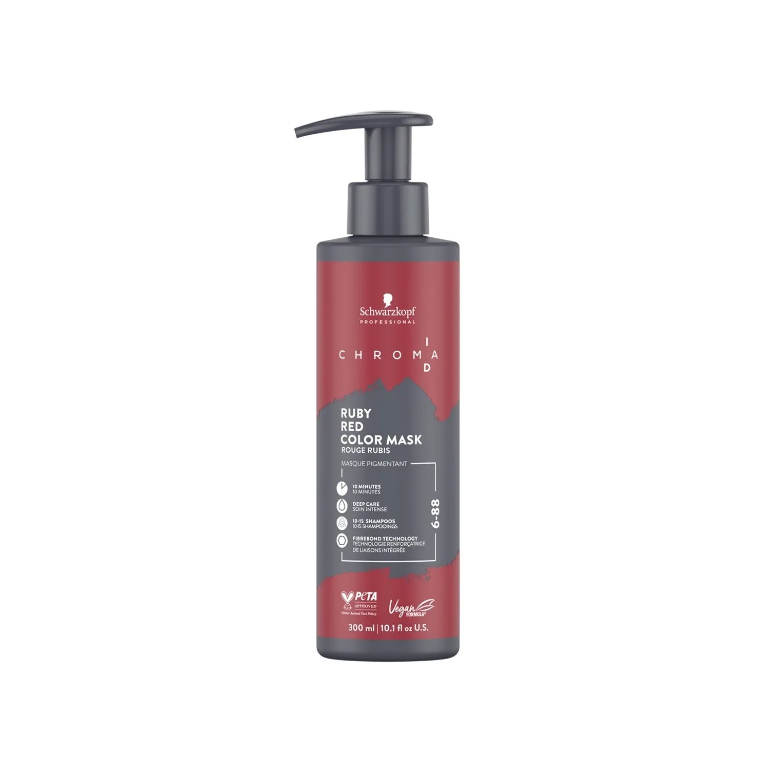 Schwarzkopf Chroma ID Bonding Color Mask 6-88 Ruby Red 300ml (10.1floz)