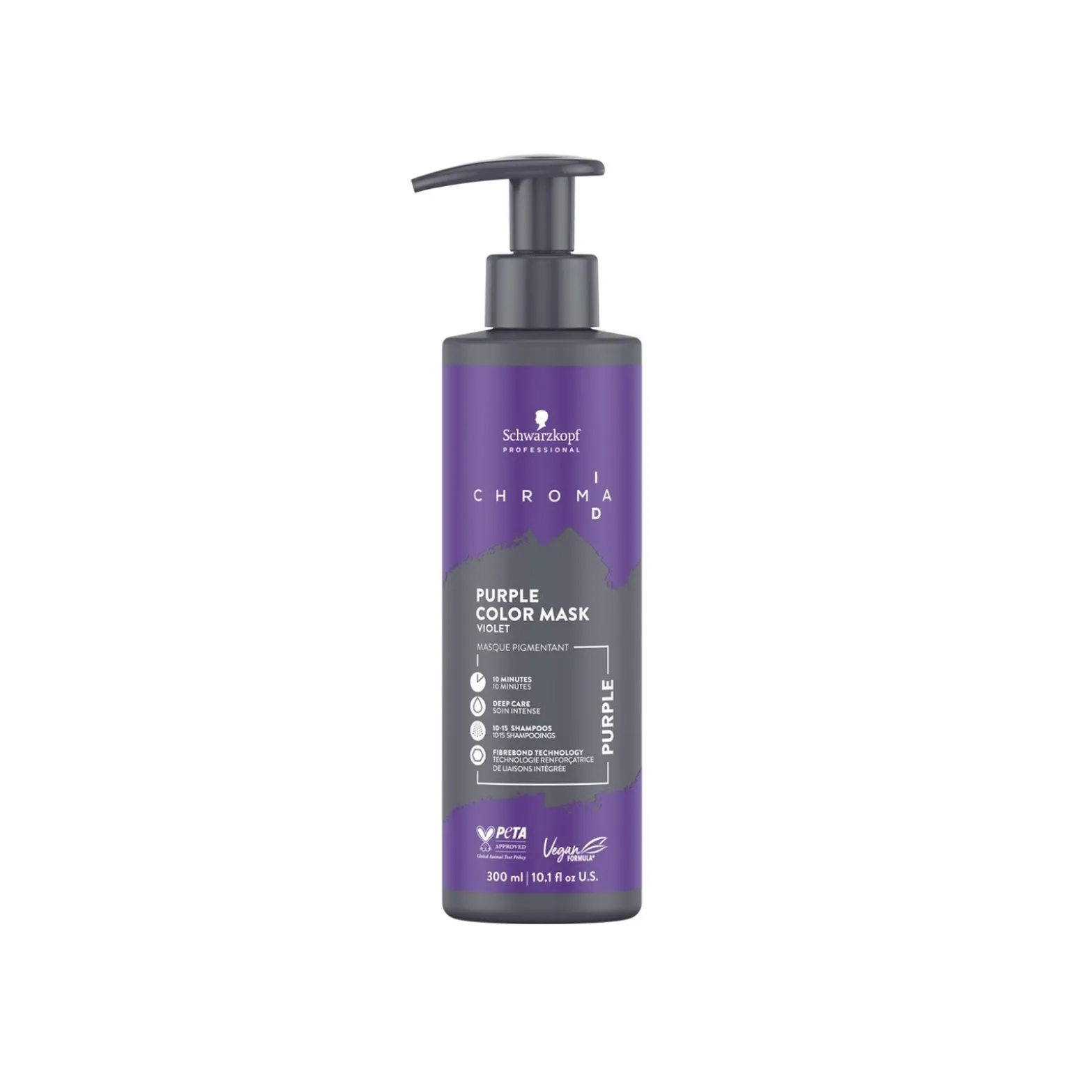 Schwarzkopf Chroma ID Bonding Color Mask Purple 300ml (10.1floz)