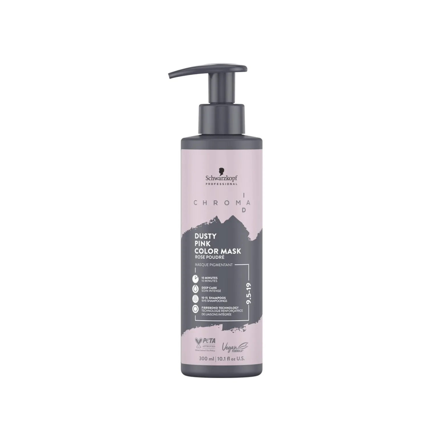 Schwarzkopf Chroma ID Bonding Color Mask 9.5-19 Dusty Pink 300ml (10.1floz)