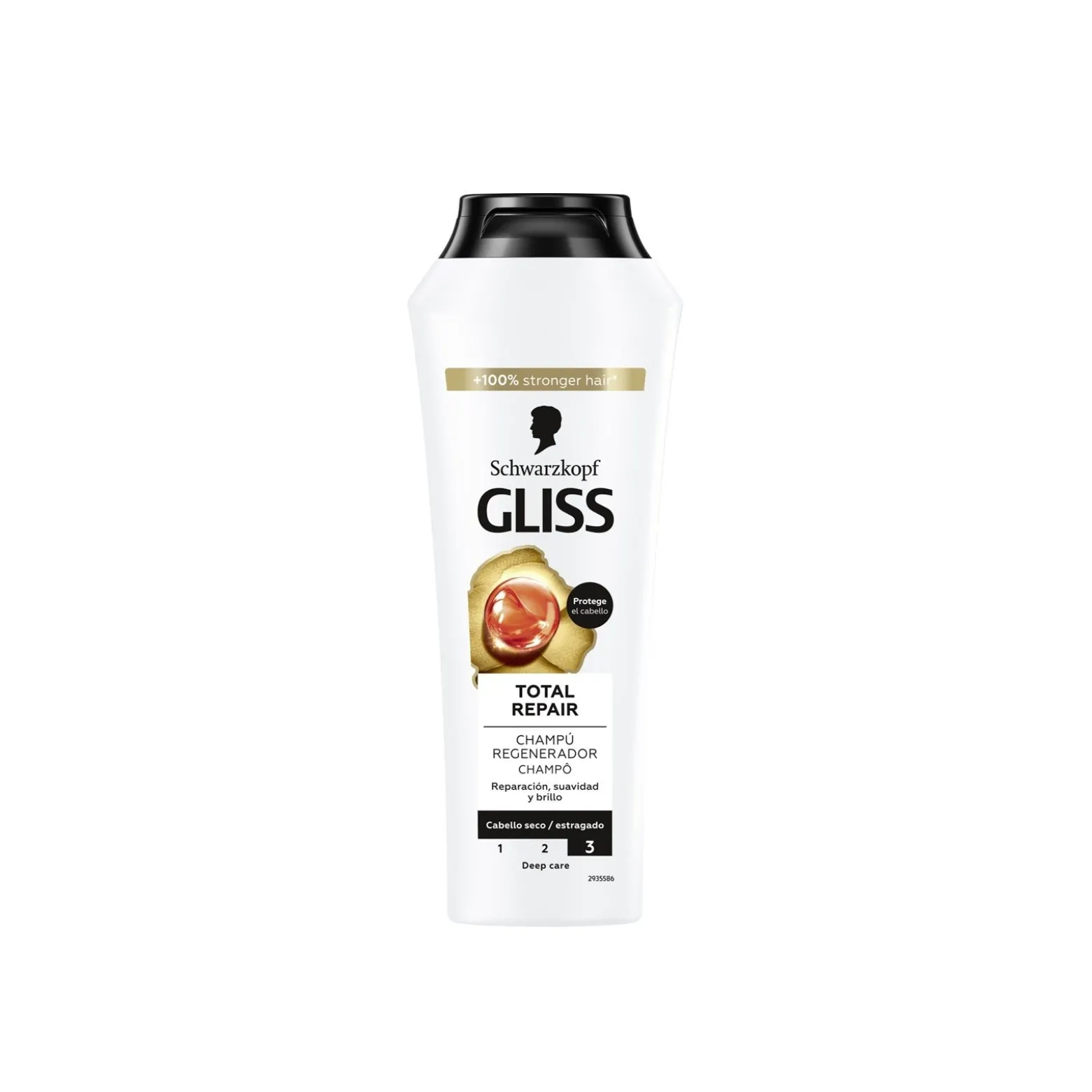 Schwarzkopf Gliss Total Repair Shampoo 250ml (8.45fl oz)