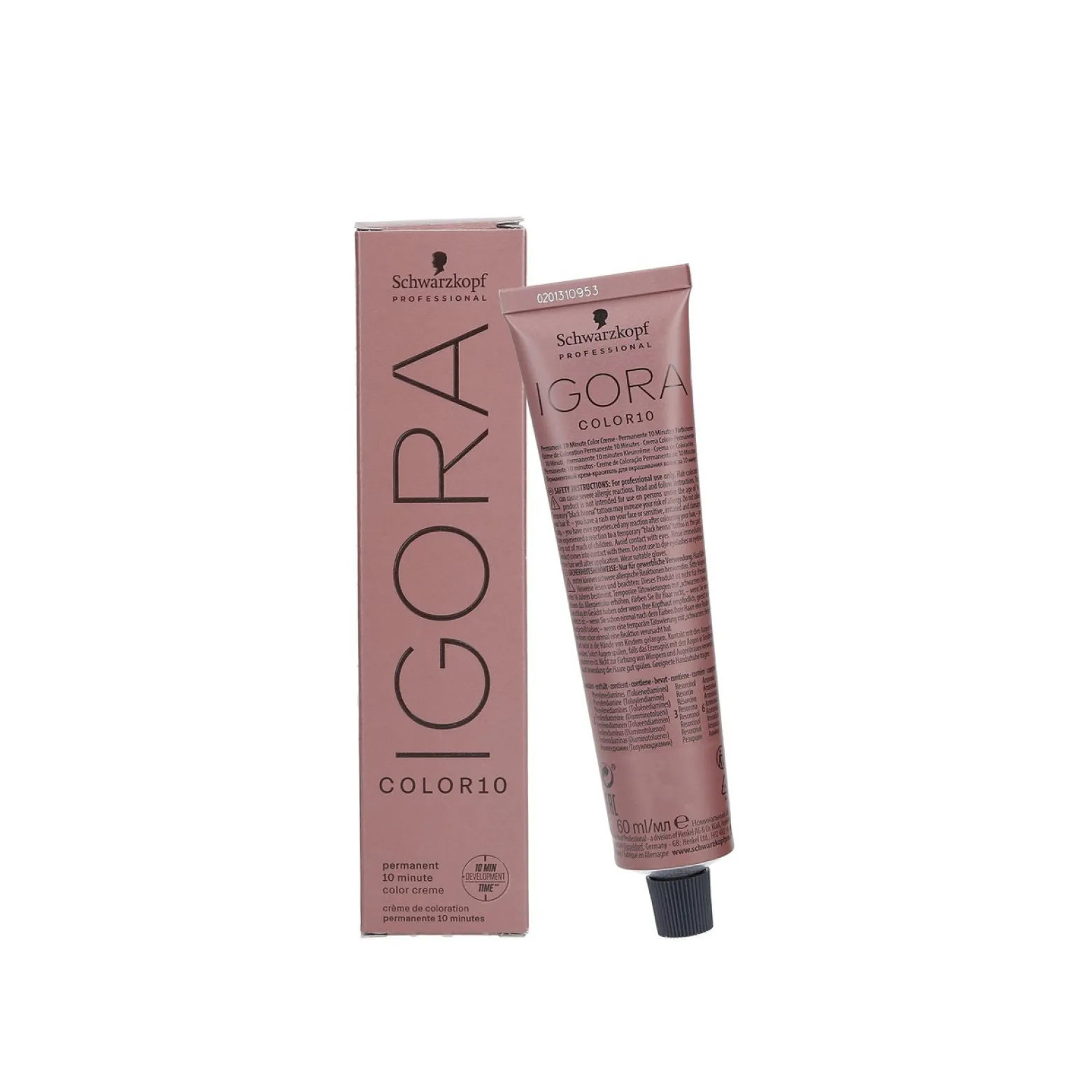 Schwarzkopf Igora Color10 Permanent 10 Minute Color Creme 6-00 Dark Blonde Natural Extra 60ml (2.02 fl oz)