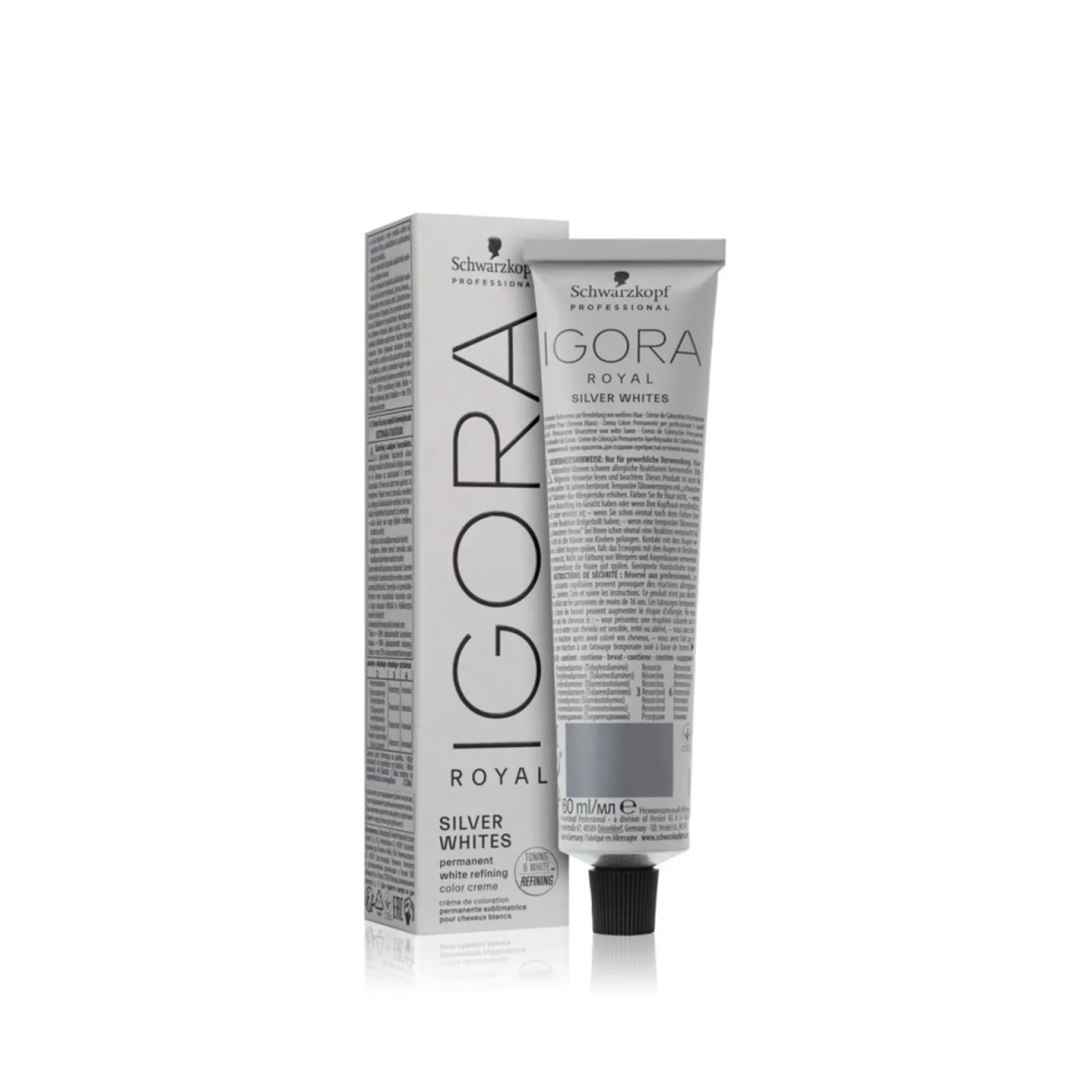 Schwarzkopf Igora Royal Silver Whites Permanent Color Creme Silver 60ml (2.02 fl oz)