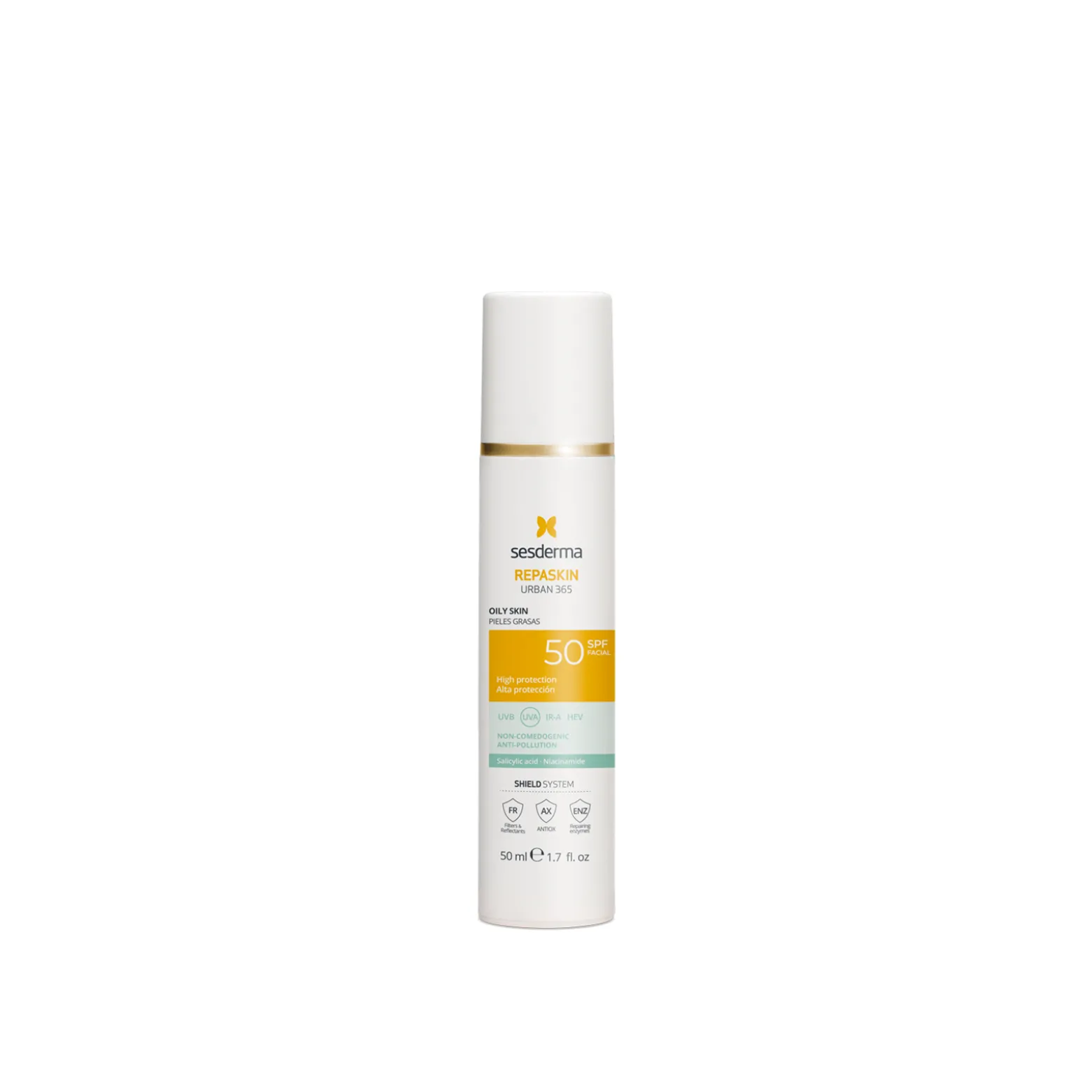 Sesderma Repaskin Urban 365 Oily Skin Facial Sunscreen SPF50 50ml (1.7floz)