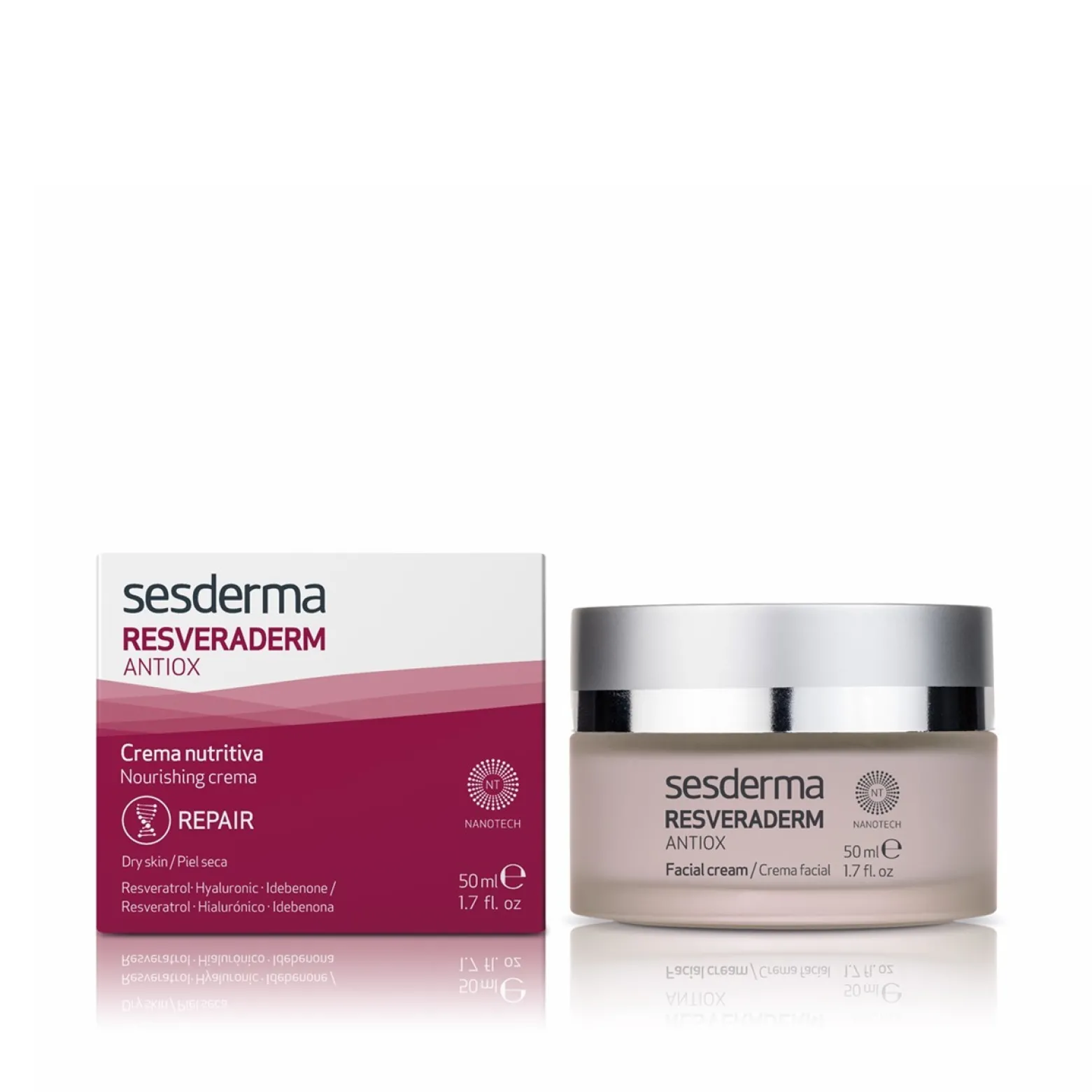 Sesderma Resveraderm Antiox Anti-Aging Nourishing Cream 50ml (1.69fl oz)