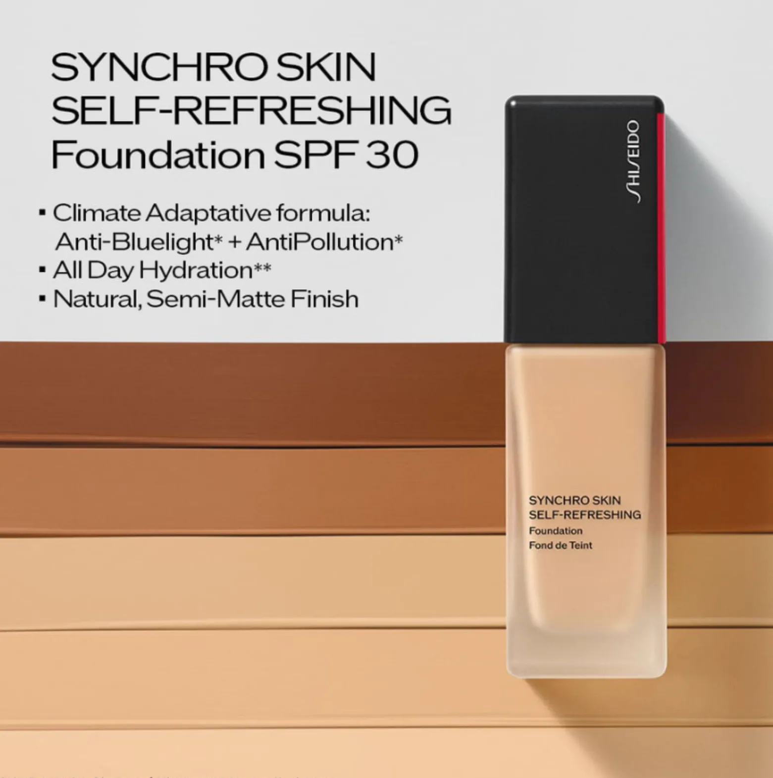 Shiseido Synchro Skin Self-Refreshing Foundation SPF30 260 Cashmere 30ml (1.2floz)