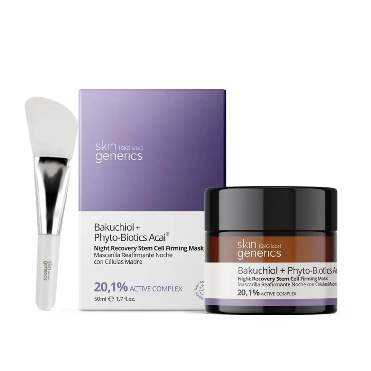 Skin Generics Bakuchiol + Phyto-Biotics Acai Night Recovery Stem Cell Firming Mask 50ml (1.7floz)
