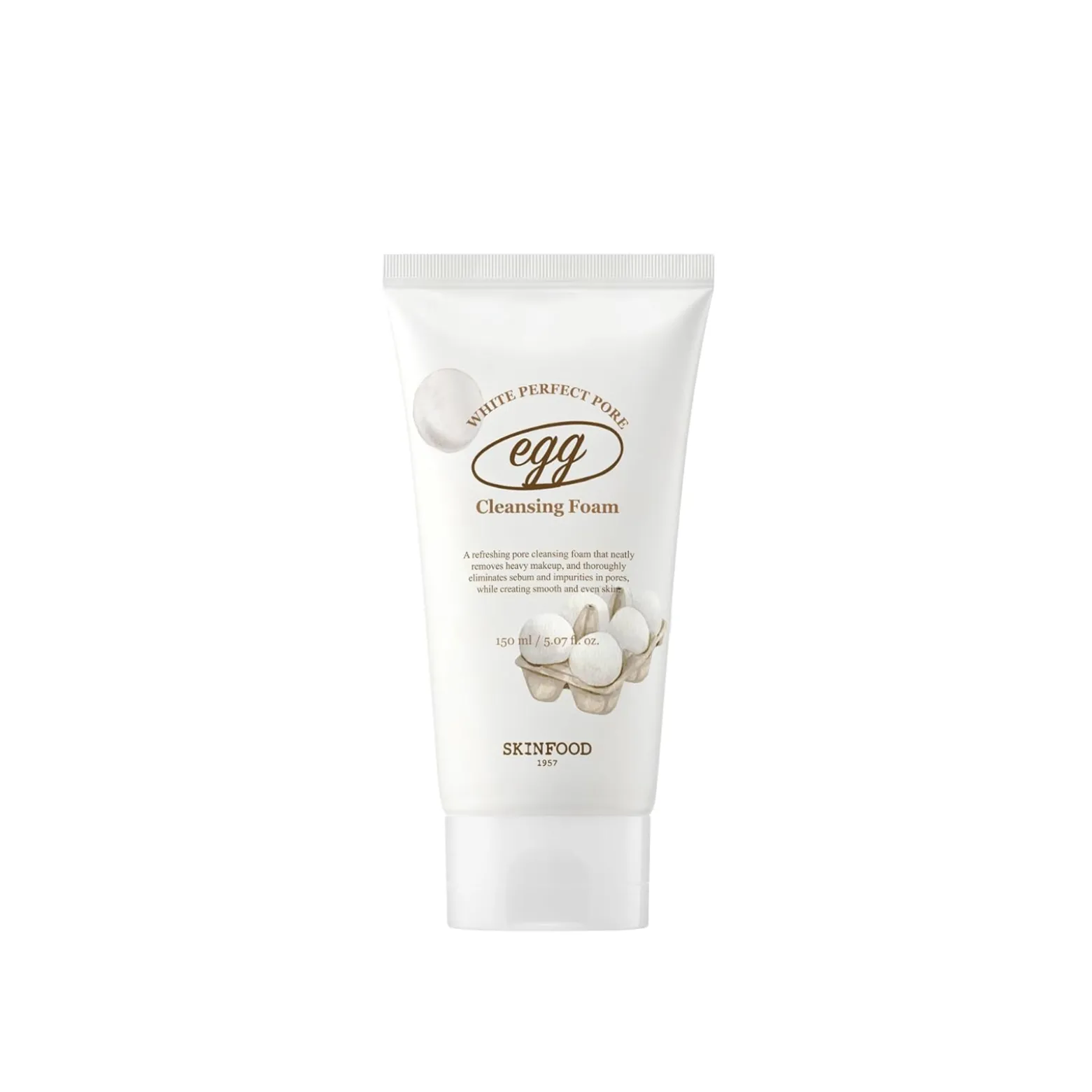 SKINFOOD Egg White Perfect Pore Cleansing Foam 150ml (5.07 fl oz)