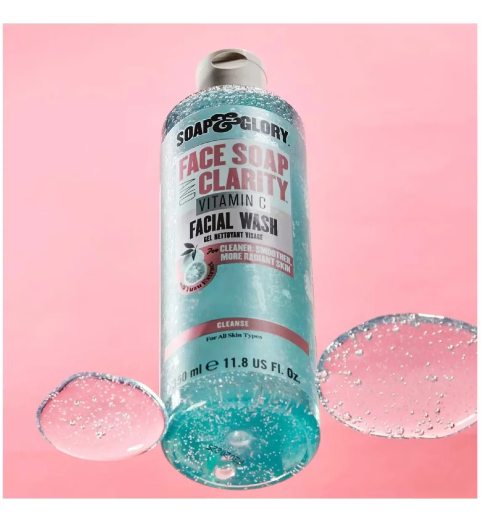 Soap & Glory Face Soap and Clarity Vitamin C Facial Wash 350ml (11.8floz)