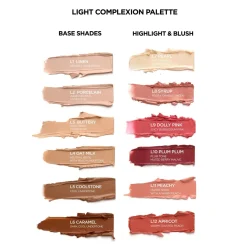SOSU Cosmetics Complete Canvas Cream Complexion Palette Light (0.93oz)