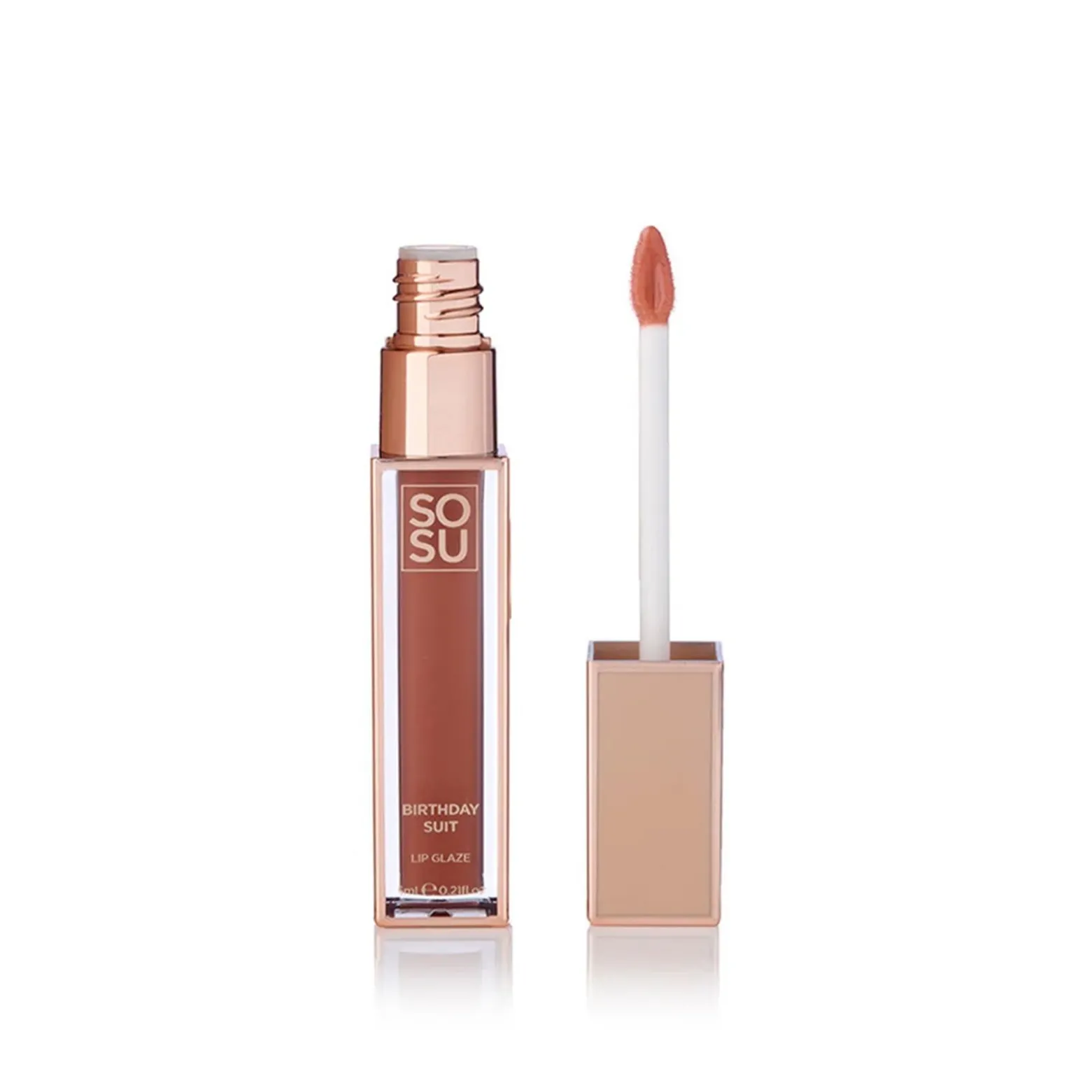SOSU Cosmetics Satin Lip Glaze Birthday Suit 6ml (0.20floz)