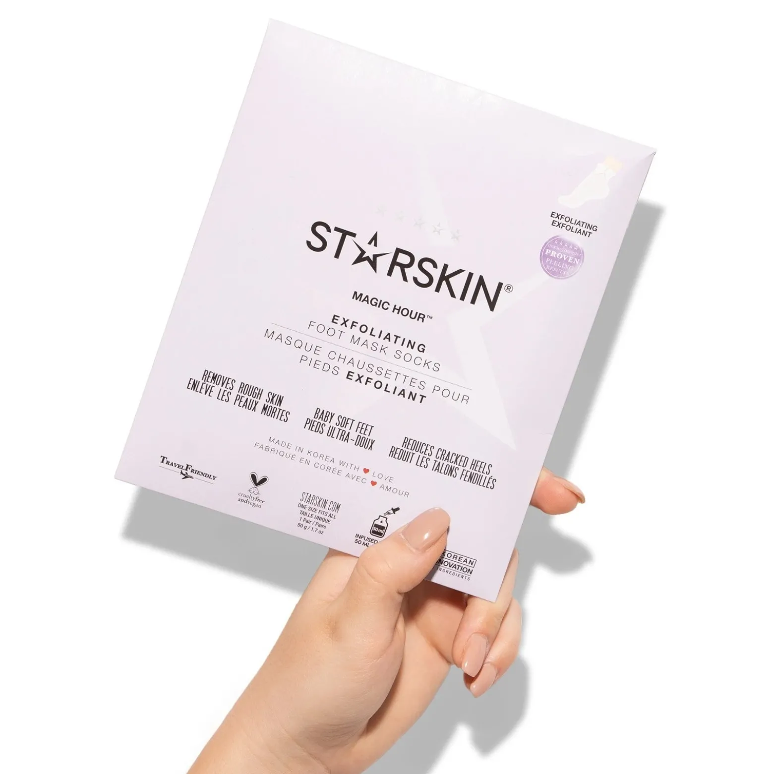 STARSKIN Magic Hour® Exfoliating Foot Mask Socks x1 Pair (1.7oz)