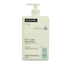 Suavinex Baby Gentle Bath Gel-Cream 750ml (25.36floz)