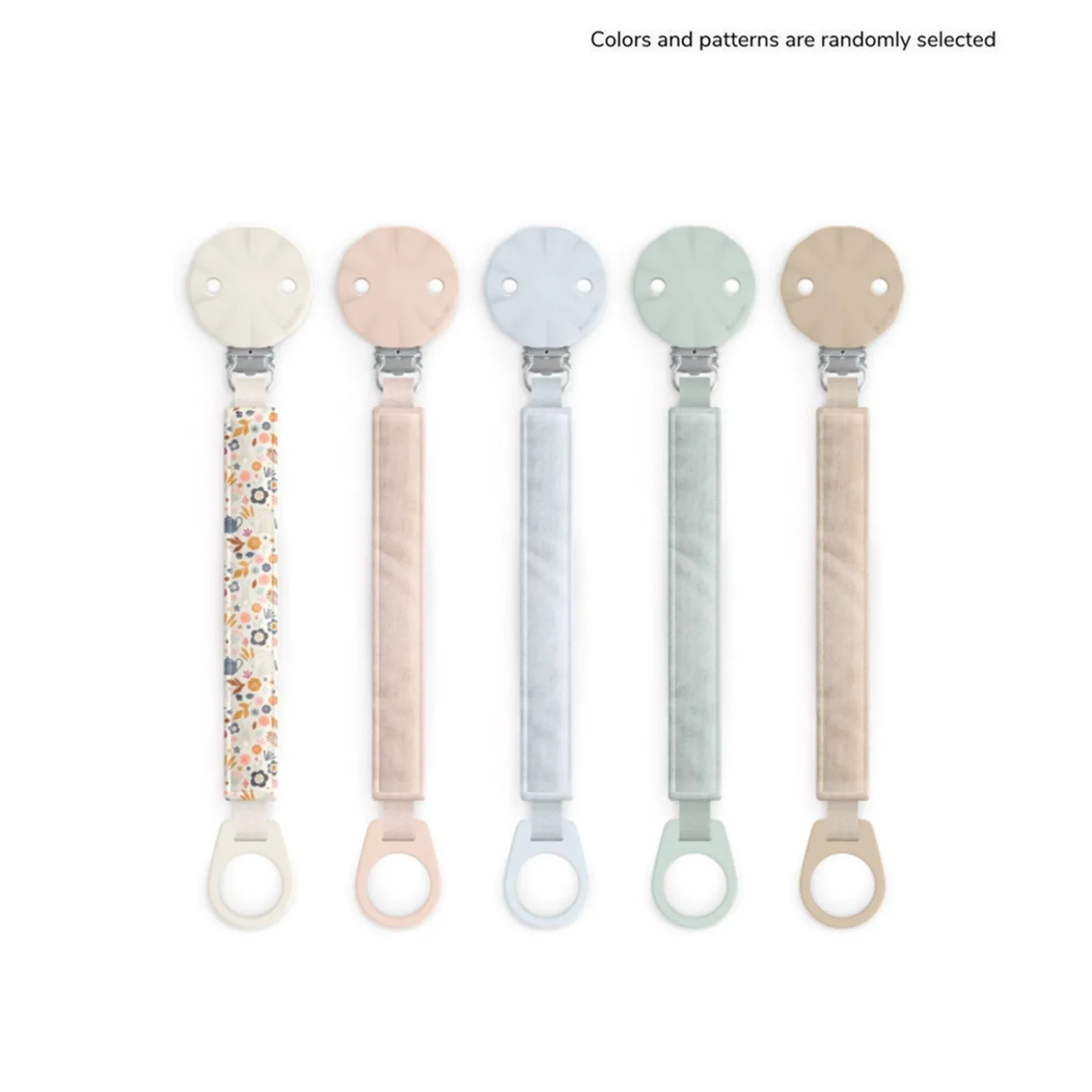 Suavinex Selection Fabric Soother Clip +0m x1