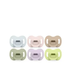 Suavinex Selection Smoothie SX Pro Physiological Silicone Soother 0-6m Soft Colors x1