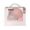 Suavinex Selection Soft & Flexible Silicone Feeding Set Pink +4m